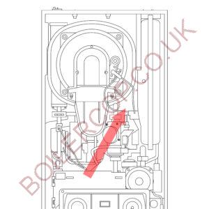 720543601 - REMEHA BROAG - Avanta Boilers - Avanta Plus Combi 28C - Air Supply Silencer